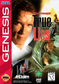 True Lies JP Sega Mega Drive JP box art